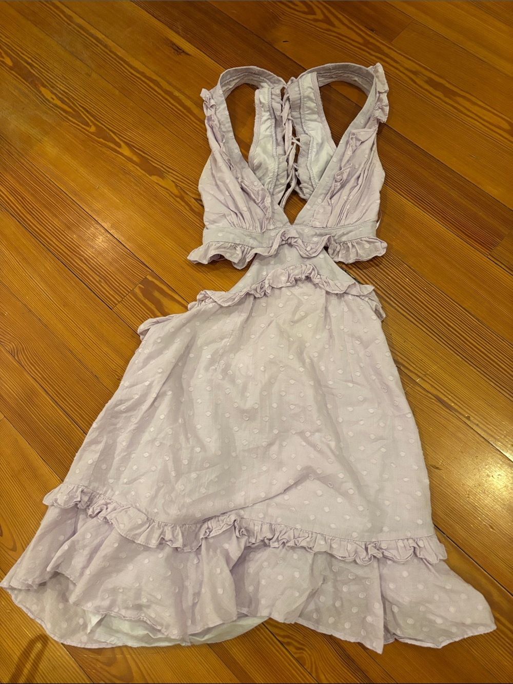 Angel Biba Lavender Mini Dress